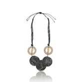 Mahir Textured Greys necklace